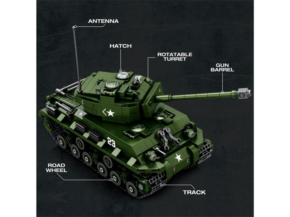 Reobrix World of Tanks Sherman 836pc Construction Set RBX77030