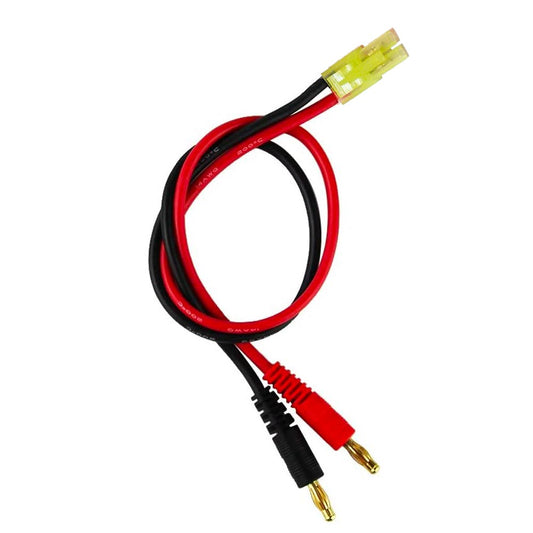 Mini Tamiya Type to 4mm Banana Plug RC Battery Charging Lead Cable