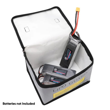 LiPo Guard Safe RC Car LiPo Battery Storage Protection Bag - Silver 21cm x 14cm