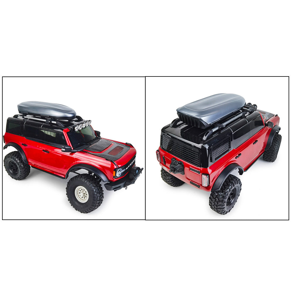 Silver Roof Box 1:10 Scale RC Crawler Accessory