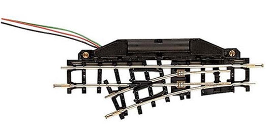 Roco Light Railway Left Hand Electric Turnout 24 Degree 104.2mm HOE Gauge