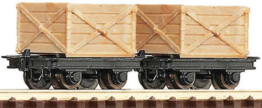 Roco Crate Wagons (2) HOE Gauge RC34603