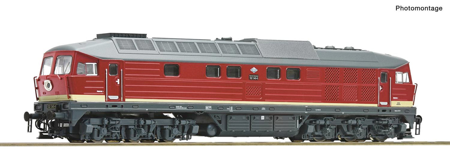 Roco 36421 DR BR132 Diesel Locomotive IV (DCC-Sound) TT Scale