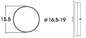 Roco DC Traction Tyres 16.5-19mm (10) HO Gauge RC40072