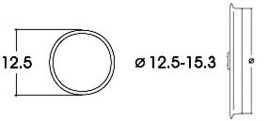 Roco AC Traction Tyres 12.5-15.3mm (10) HO Gauge RC40075