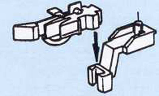 Roco Close Coupler Head with Advanced Fleischmann Uncoupler (4) HO Gauge RC40281