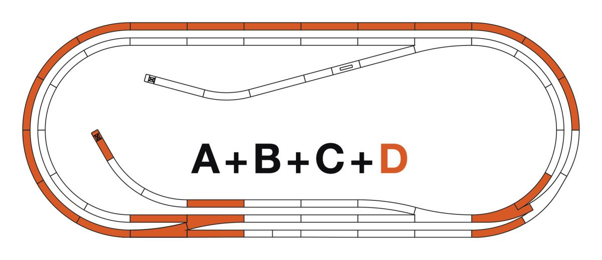 Roco Rocoline Track Set D RC42022 HO Gauge
