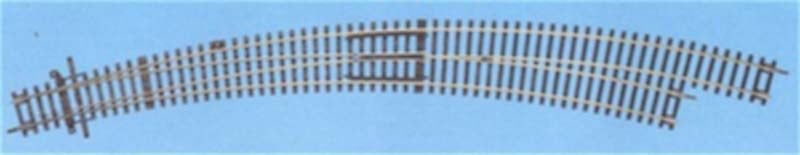 Rocoline (BWR) Right Hand Curved Turnout Radius 9/10 HO Gauge RC42477