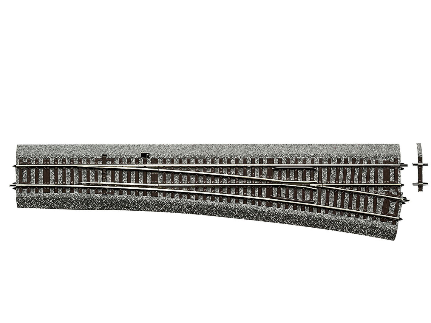Roco Rocoline Ballasted (WL10) Right Hand Turnout 10 Degree 345mm 42583 HO Gauge