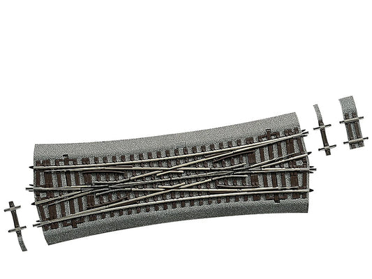 Roco Rocoline Ballasted (DKW15) Double Slip 15 Degree 230mm RC42595 HO Gauge
