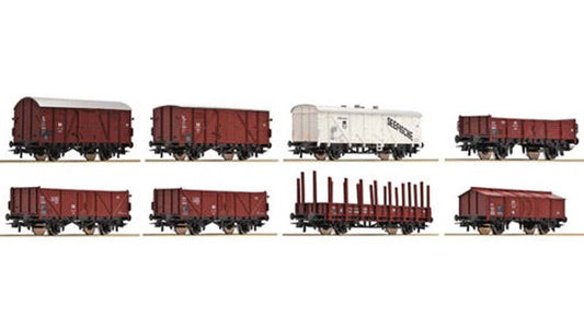 Roco Start DRB Wagon Set (8) II HO Gauge RC44003