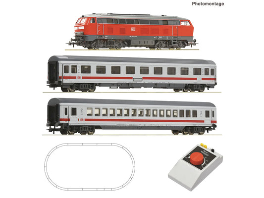 Roco 5100017 DBAG BR218 Diesel Passenger Train Set VI HO Gauge
