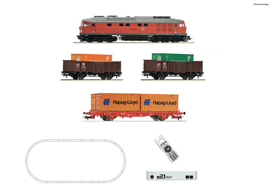 Roco DBAG BR232 Diesel Freight Starter Set VI (DCC-Fitted) RC5110003 HO Gauge