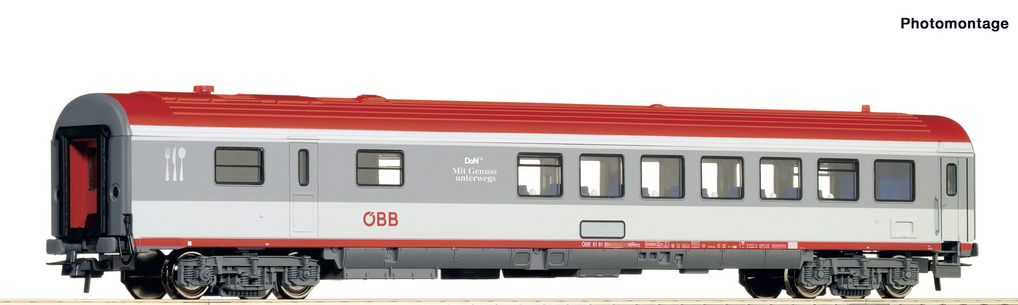 Roco Start OBB WRmz Restaurant Eurofima Coach VI HO Gauge 54165