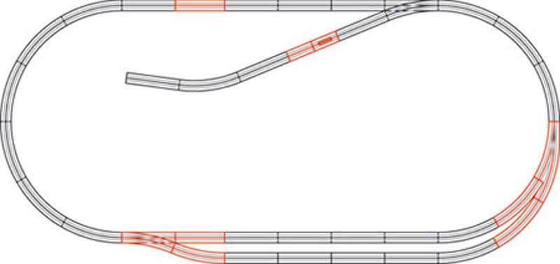 Roco Geoline Track Set C HO Gauge RC61102