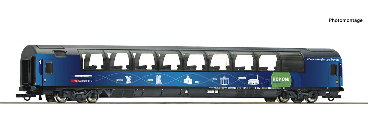 Roco SBB Apm Panorama Coach Connecting Europe Express VI RC6200015 HO Gauge