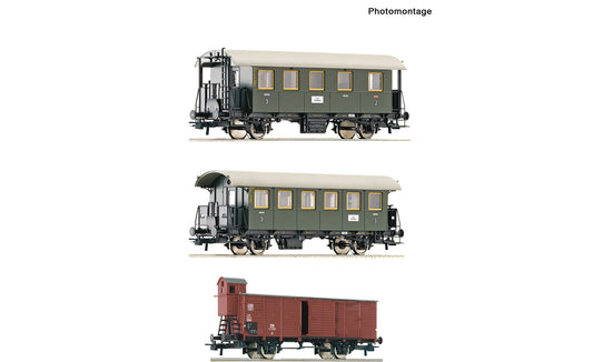 Roco DB BCi/G/Ci Branch Line Coach Set (3) III RC6200040 HO Gauge