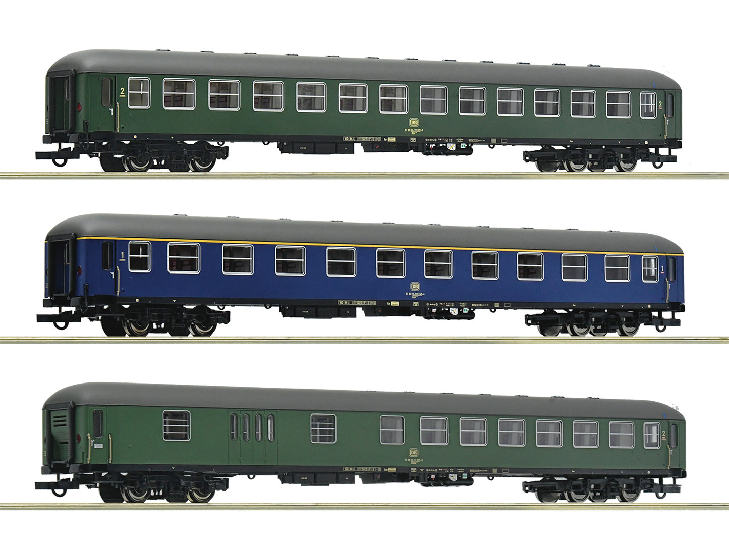 Roco DB D377 Hispania Express Coach Set (3) IV HO Gauge RC6200051