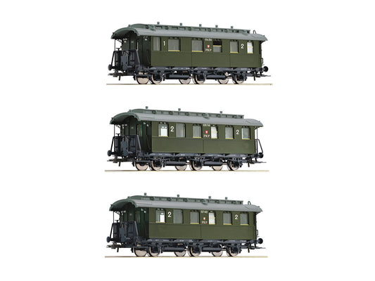 Roco PKP ABly/Bly/Bly Coach Set (3) III HO Gauge RC6200059
