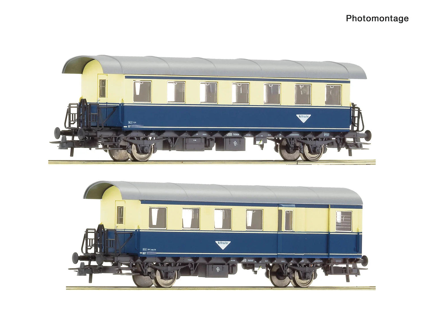 Roco 6200081 OBB BT/BDT Ribbed Coach Set III HO Gauge