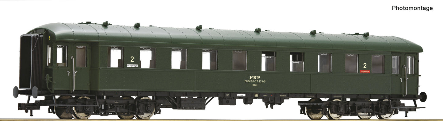 Roco PKP Bhixt 2nd Class Coach IV RC6200113 HO Gauge