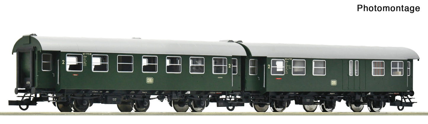 Roco DB B3yge/BD3yg Conversion Coach Set (2) III RC6200124 HO Gauge