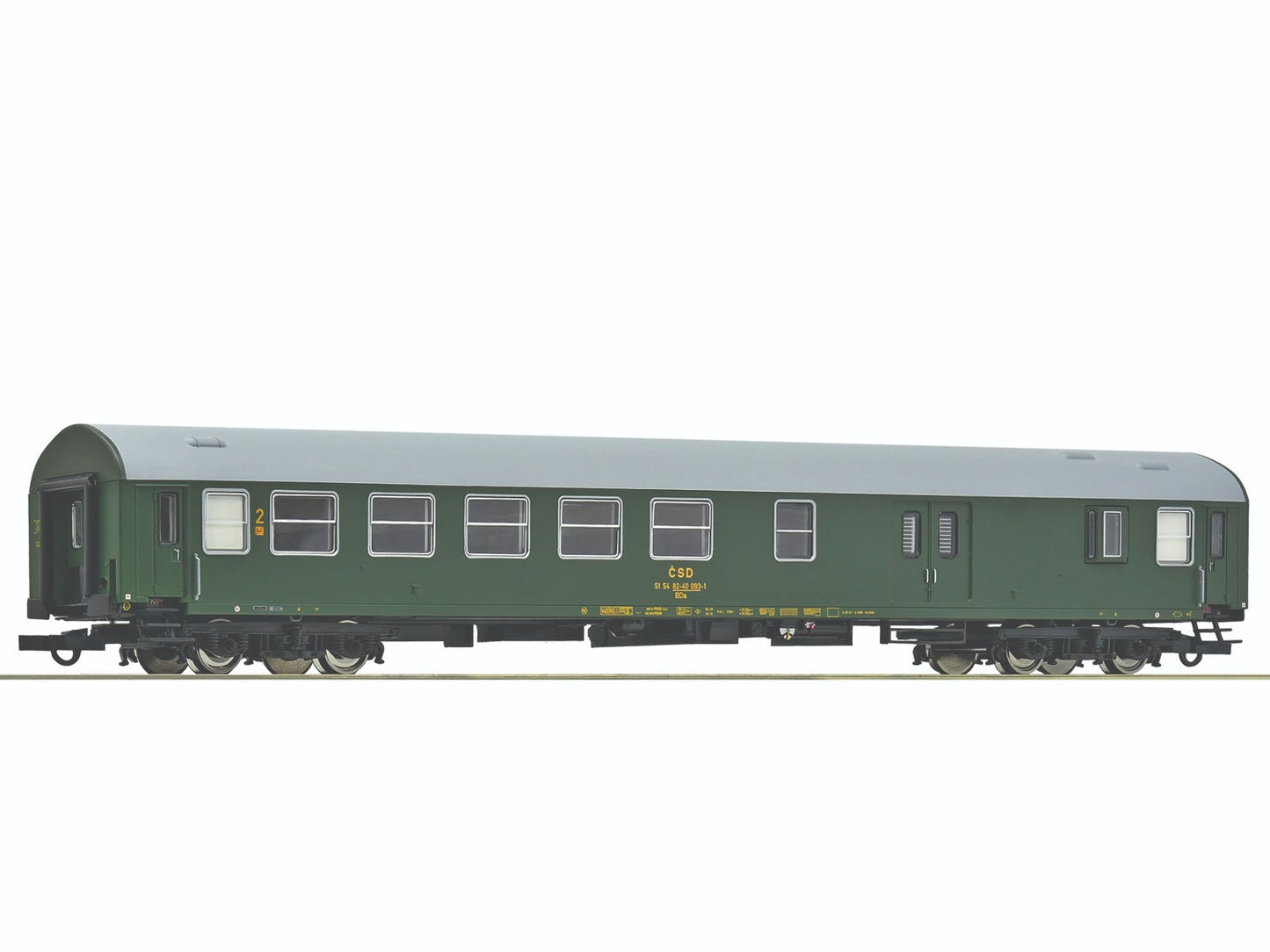 Roco CSD Bda 2nd Class Baggage Coach IV RC6200168 HO Gauge