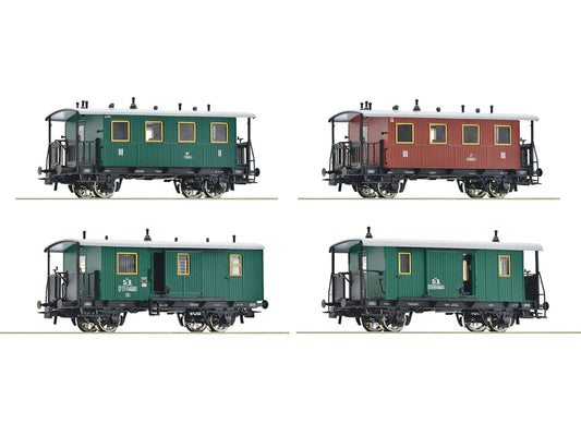 Roco 6200190 KkStB Coach Set (4) I HO Gauge