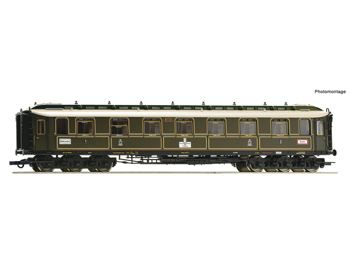 Roco 6200237 KPEV AB6u 1st/2nd Class Express Coach I HO Gauge