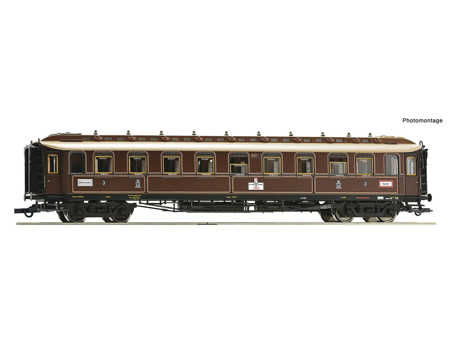 Roco 6200238 KPEV C4u Pr08 3rd Class Express Coach I HO Gauge