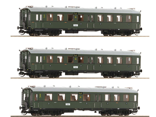 Roco DRG Altenburg Coach Set (3) II RC6280001 TT Gauge