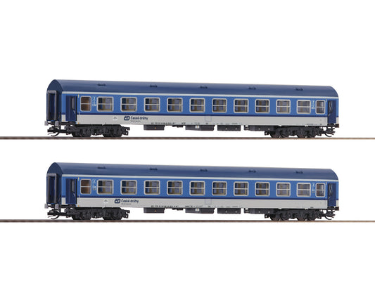 Roco CD B 2nd Class Coach Set (2) VI RC6280020 TT Gauge