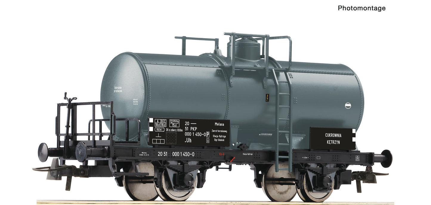 Roco PKP Uh 4 Wheel Tank Wagon IV HO Gauge RC6600017