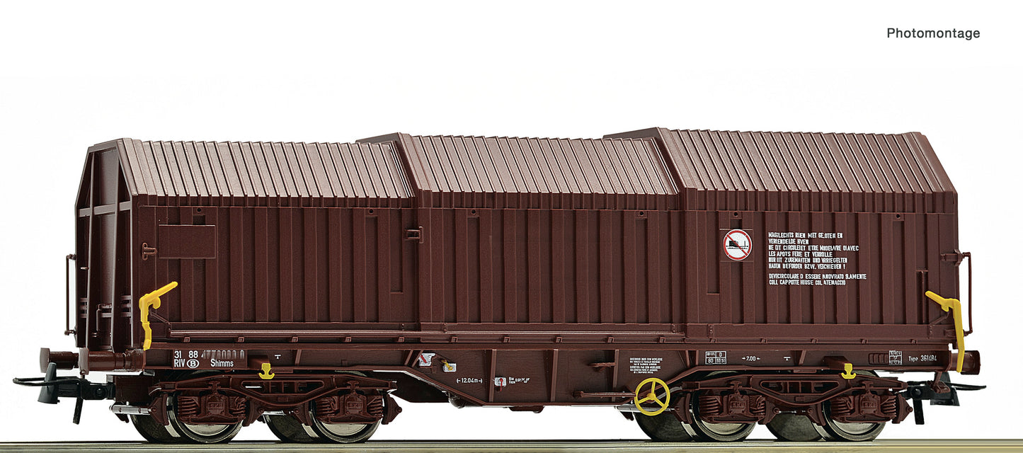 Roco SNCB Shimmns Telescopic Hood Wagon V HO Gauge RC6600061