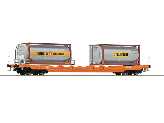 Roco Wascosa T5 Pocket Wagon w/Bertscho Tanktainer Load VI HO Gauge RC6600067