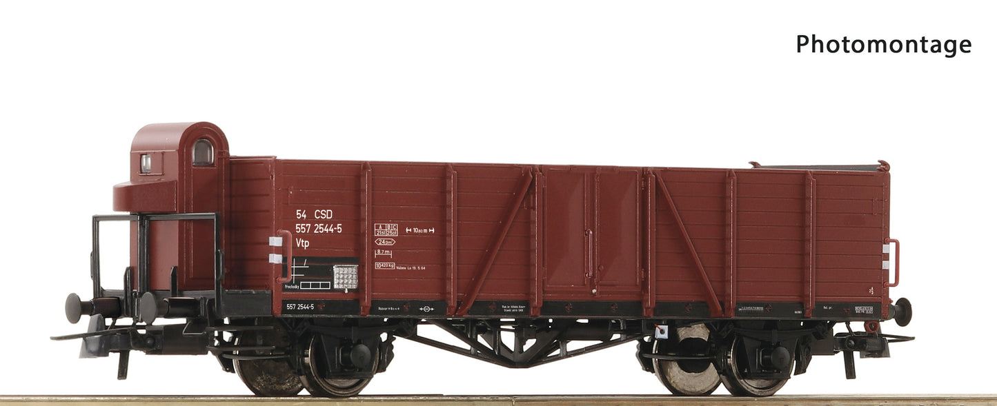 Roco CSD Vtp Open Wagon w/Brakeman's Cab IV HO Gauge RC6600084