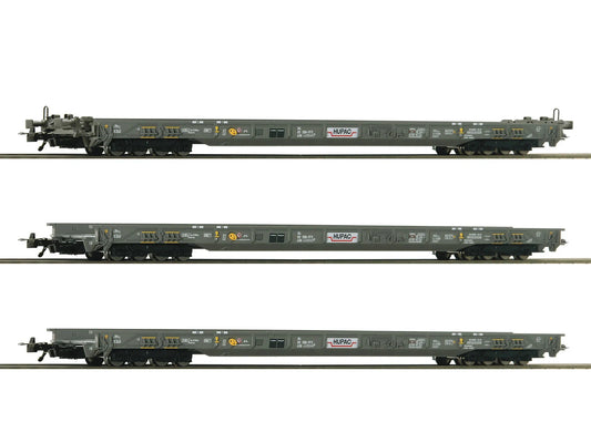 Roco 6600092 Hupac Rollende Landstrasse Intermediate Wagon Set (3) VI HO Gauge