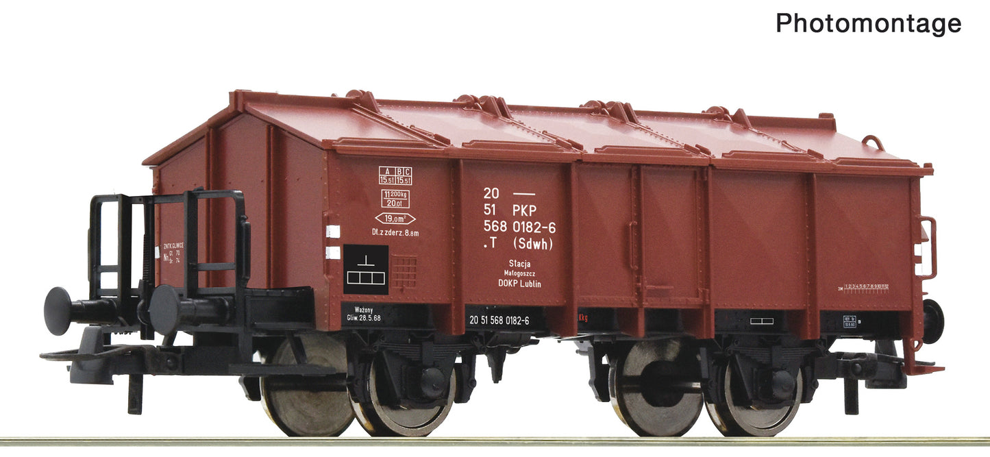 Roco PKP Tk Hinged Lid Wagon IV RC6600175 HO Gauge