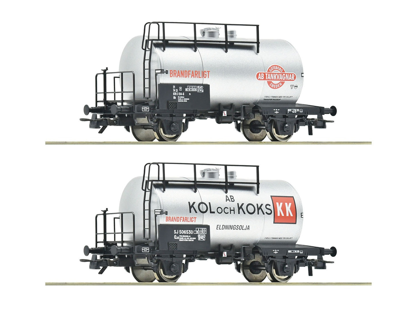 Roco SJ Tank Wagon Set (2) IV RC6600193 HO Gauge