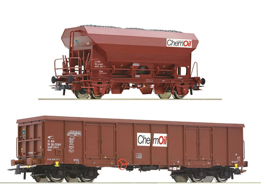 Roco 6600221 Chemoil Eas/Fcs Wagon Set (2) VI HO Gauge