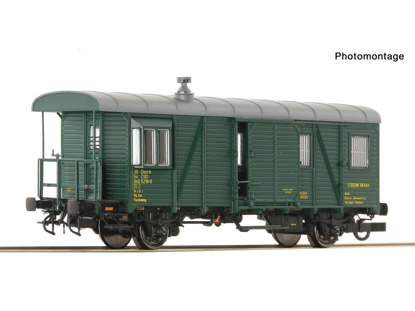 Roco 6600238 CSD Daa-k Guards Van for Goods Trains IV HO Gauge