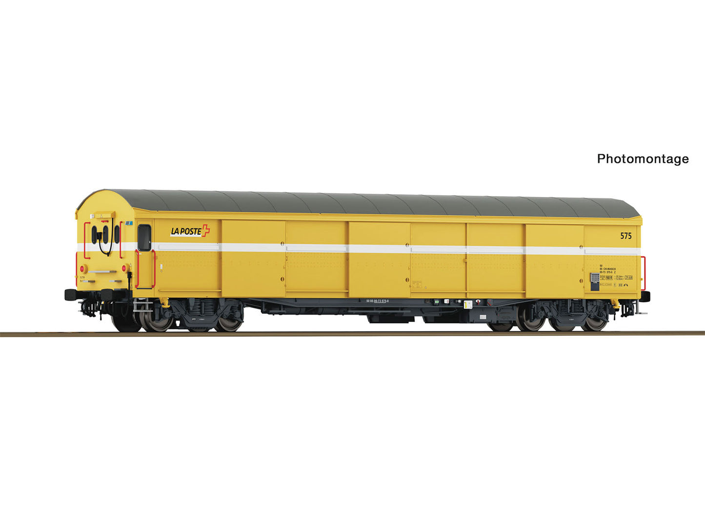 Roco 6600244 Wascosa Z-5 Parcel Mail Wagon VI (DCC-Fitted) HO Gauge