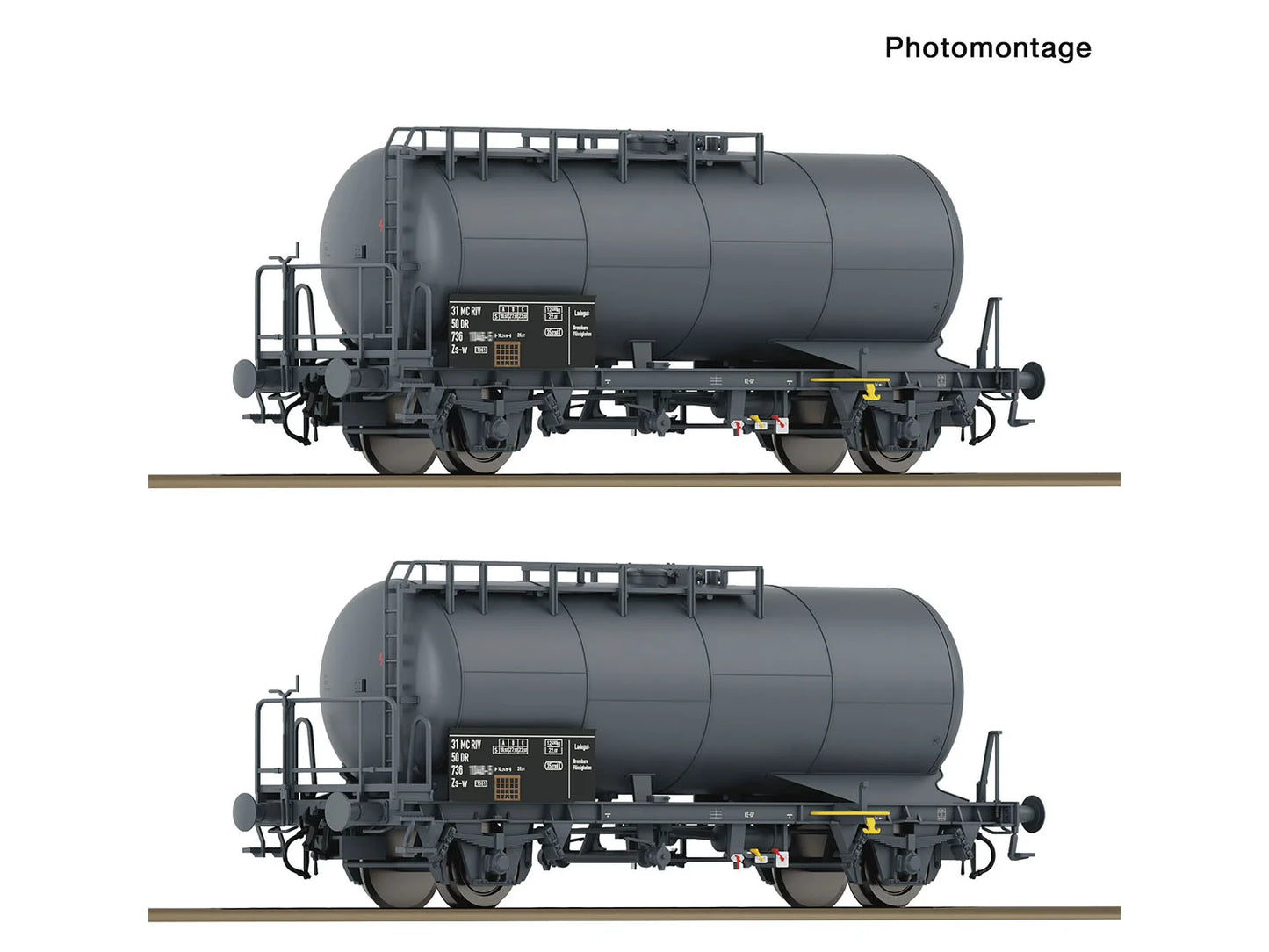 Roco 6600245 DR Zs-w Tank Wagon Set (2) IV HO Gauge