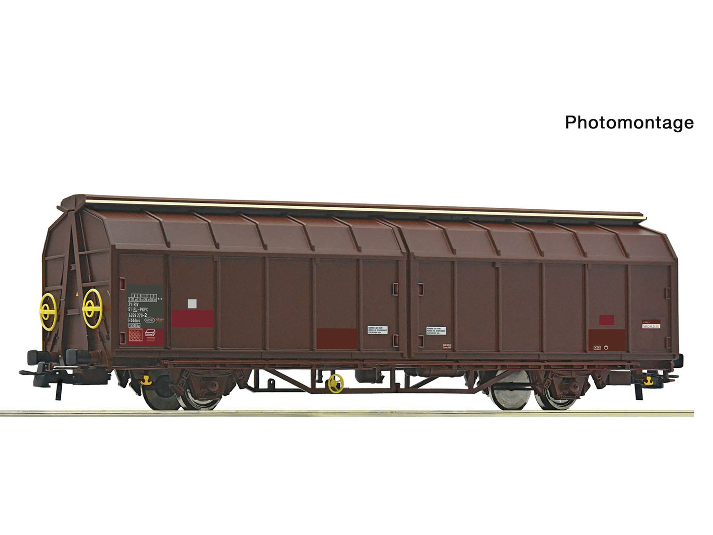 Roco 6600255 PKP Cargo Hbbins Sliding Wall Wagon V HO Gauge