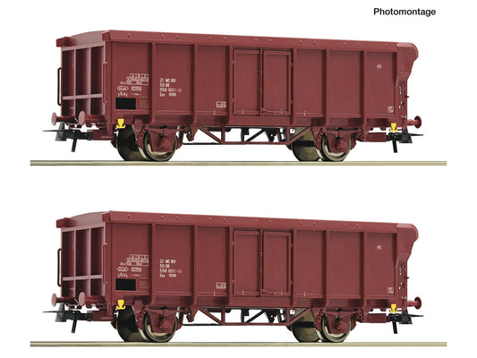 Roco 6600280 DR Eos Open Wagon Set (2) IV HO Gauge