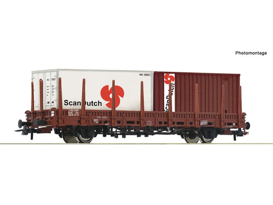 Roco 6600289 NS Kls Stake Wagon w/ScanDutch Containers Load IV HO Gauge
