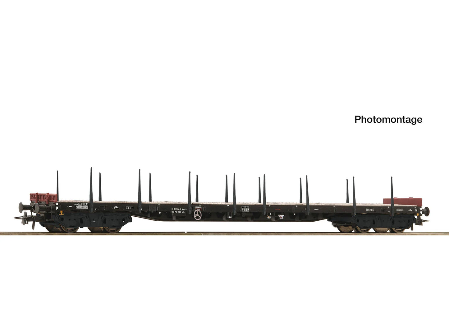 Roco 6600327 PKP Rs-x Bogie Stake Wagon IV HO Gauge