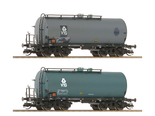 Roco DB Bogie Tank Wagon Set (2) IV RC6680037 TT Gauge