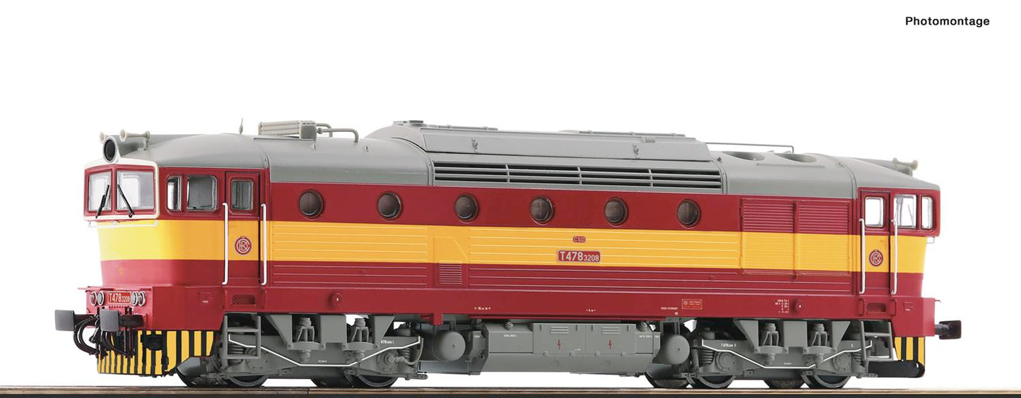Roco CSD T478 3208 Diesel Locomotive IV (DCC-Sound) RC70024 HO Gauge
