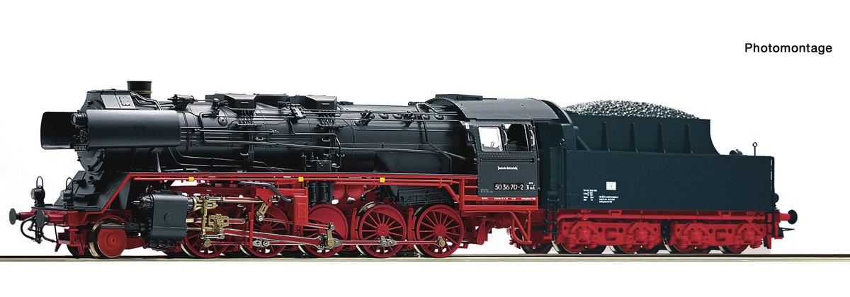 Roco 70287 DR BR50 3670-2 Steam Locomotive IV HO